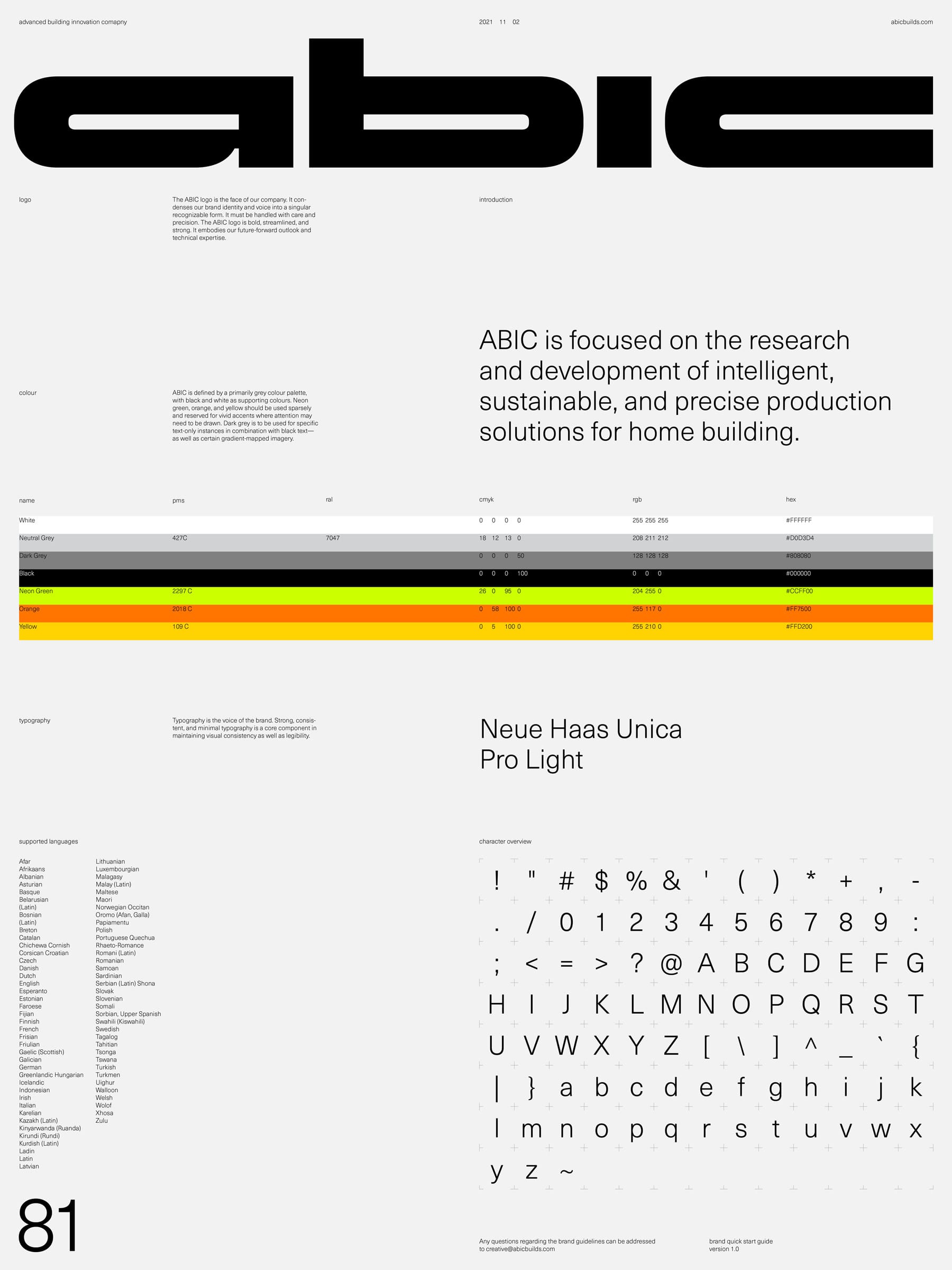 abic identity guidelines poster